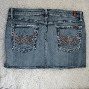 7 for all mankind skirt